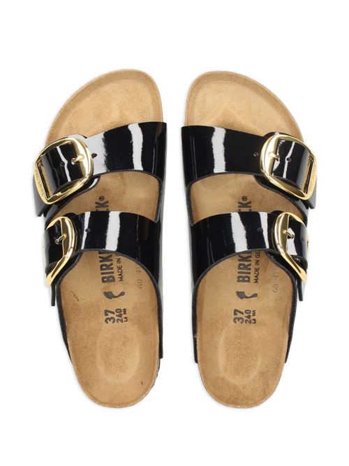 Ciabatte Birkenstock Arizona Big Buckle nere lucide BIRKENSTOCK | ARIZONA BIG1027918